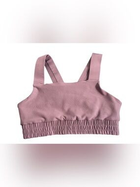 Every Turn Mauve Sports Bra Crop Top Girls Size 12 BNWOT